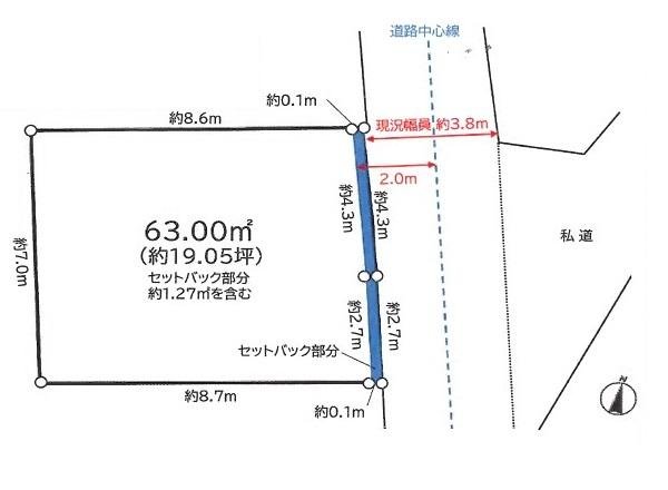 〇北区十条仲原1丁目、売地、です。