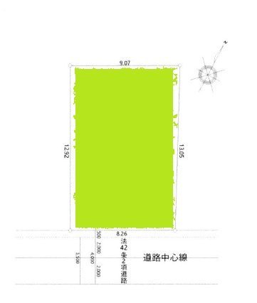 板橋区前野町1丁目、売地、5280万円です。