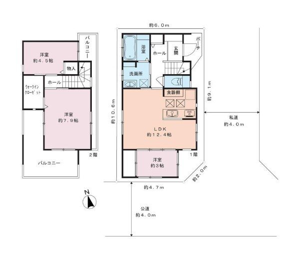 板橋区板橋4丁目、戸建て、6480万円