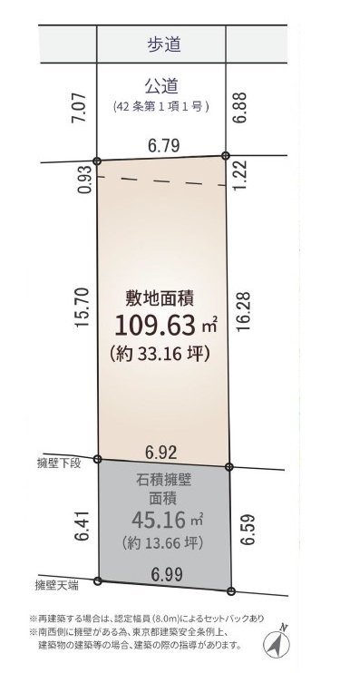 〇北区赤羽北2丁目、売地、です。