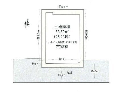 〇文京区白山1丁目、売地、です。