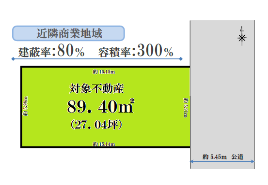 〇足立区千住緑町3丁目、売地、です。