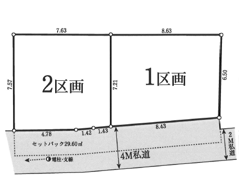 〇北区西ケ原3丁目、売地、です。